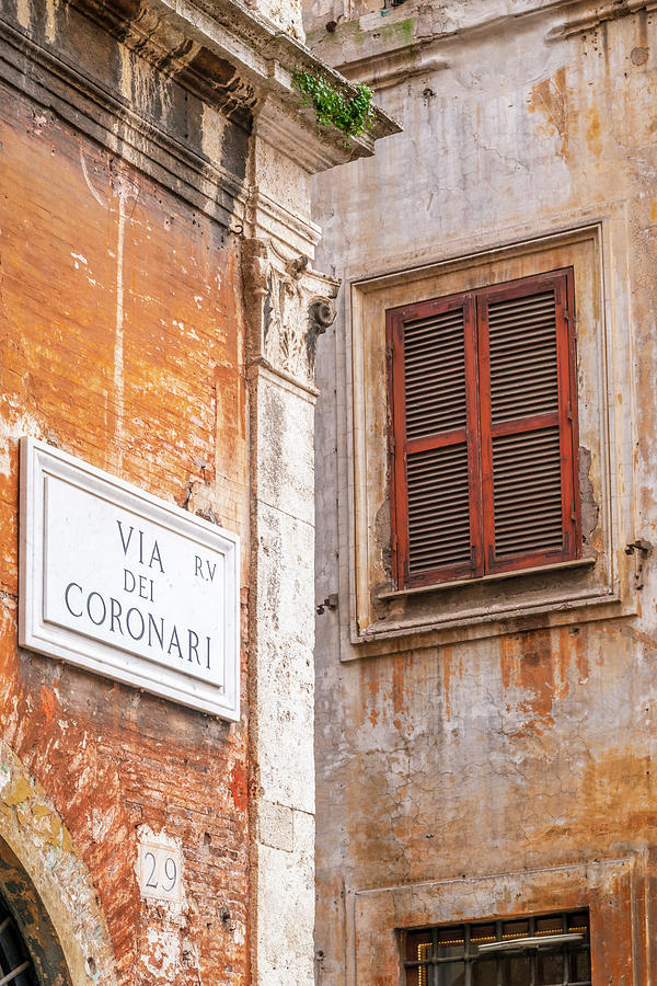 Via dei Coronari - Rome #3 Photograph by Alan Copson