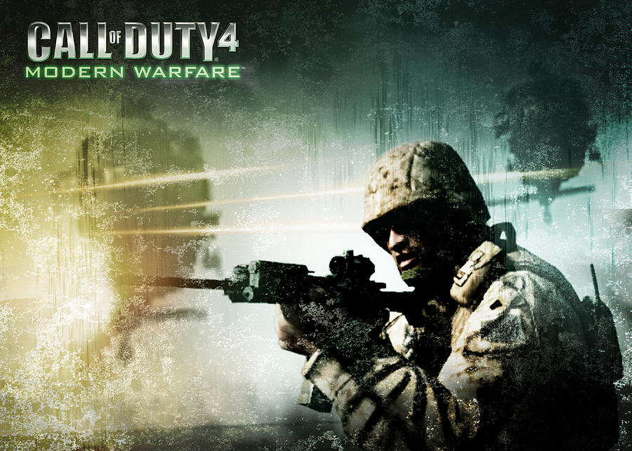 Video Game Call Of Duty 4 Call of Duty Digital Art by Uber Colektiv Art