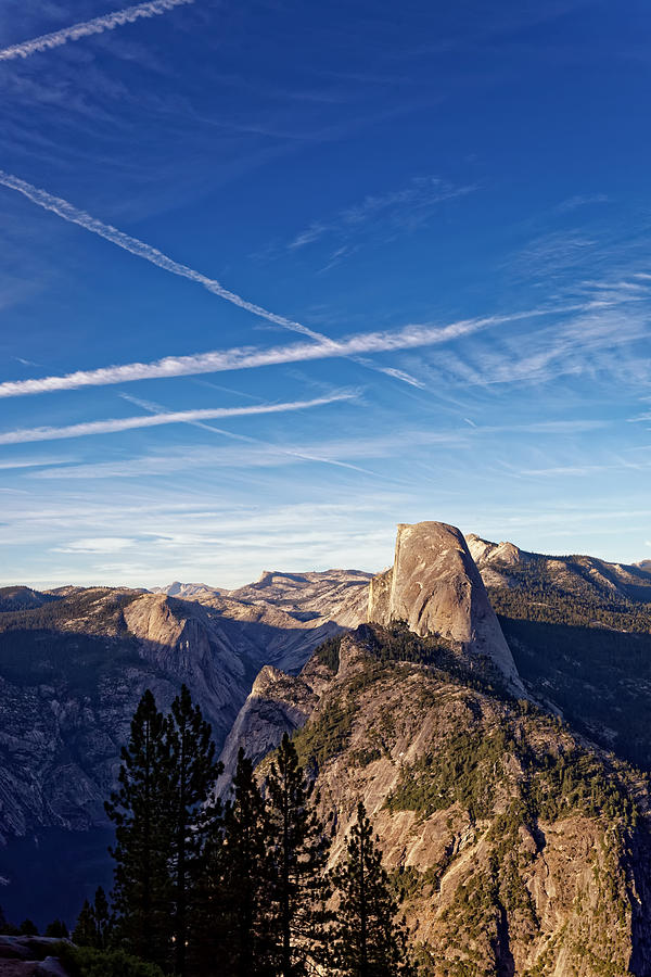 View of Half Dome from Glacier Point, Yosemite National Park #3 Photograph by Mark Meredith