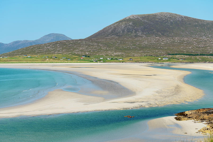 View of Luskentyre Beach Isle of Harris, Scotland Photograph by Iain ...