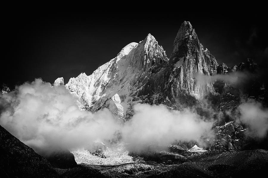 View of The Chamonix Needles, French Alps #3 Photograph by Mike Hill
