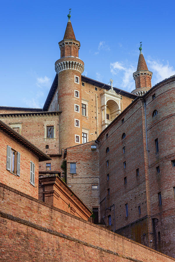 View Of The Doges Palace In Urbino Marche, Italy Photograph