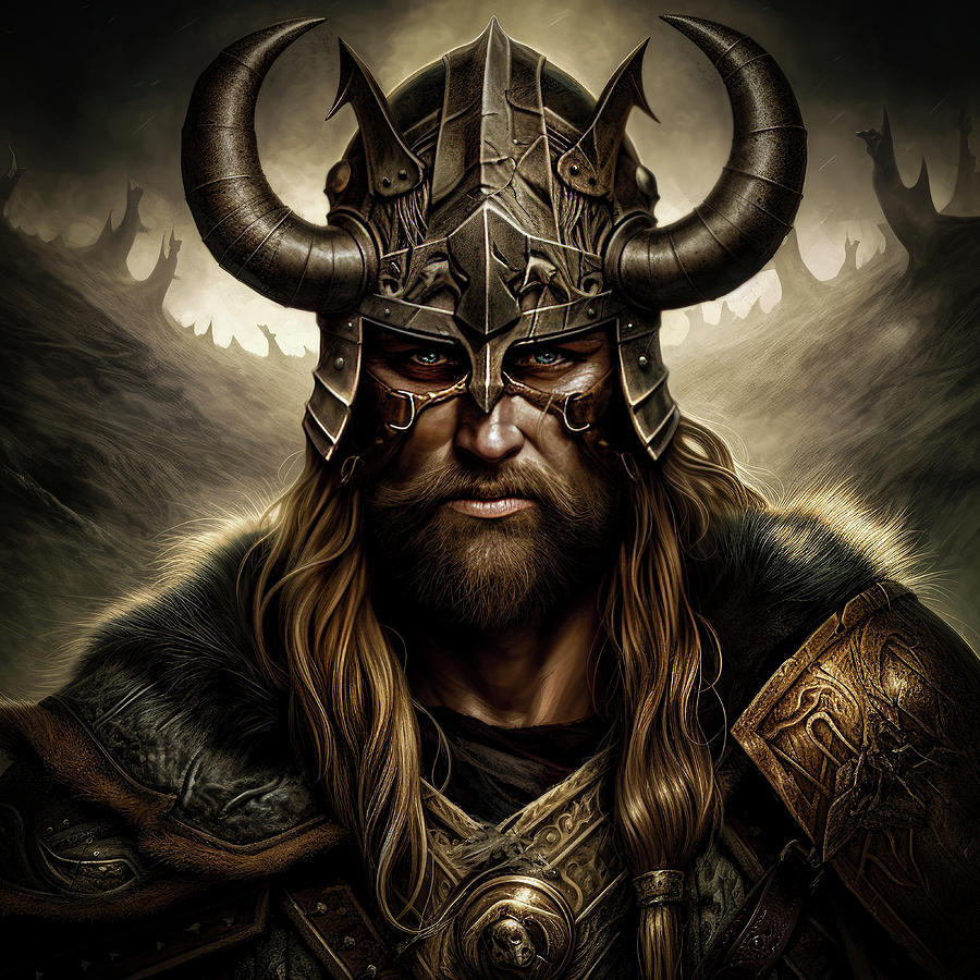 Viking Warrior Digital Art by Fine Art Attic - Fine Art America