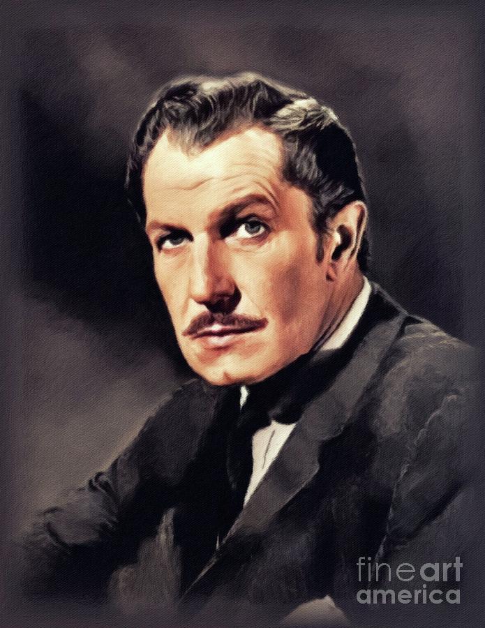 Vincent Price, Hollywood Legend Painting by Esoterica Art Agency - Fine ...