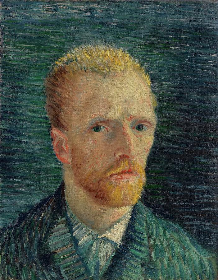 Vincent van Gogh's Self Portrait 1887 famous painting Painting by ...