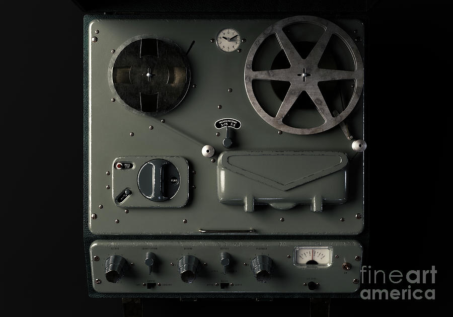 Vintage Anaologue Reel To Reel Recorder #3 by Allan Swart