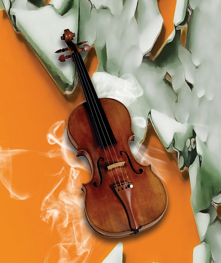 Violin Dream #3 Mixed Media by Marvin Blaine