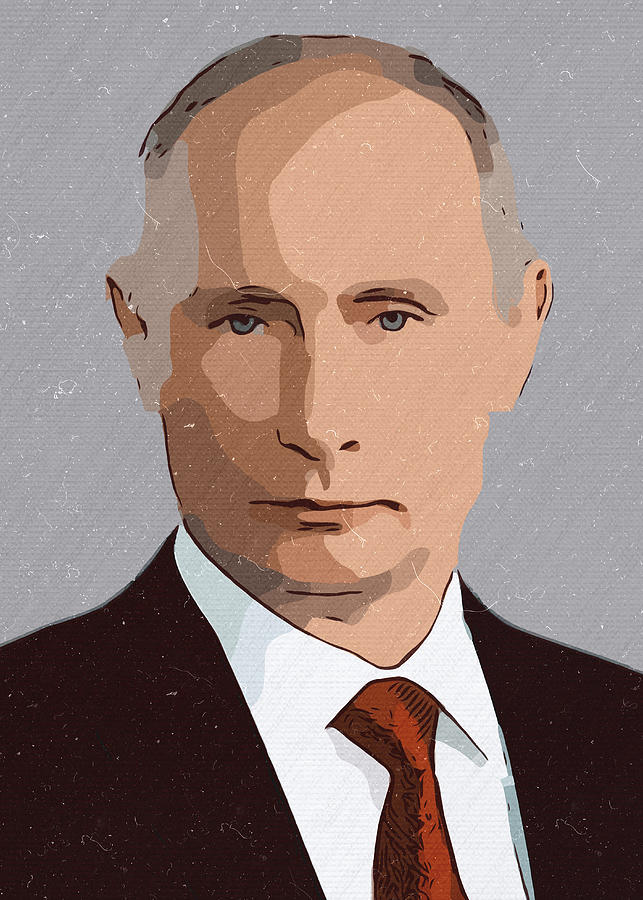 Vladimir Putin Artwork Painting By Taoteching Art