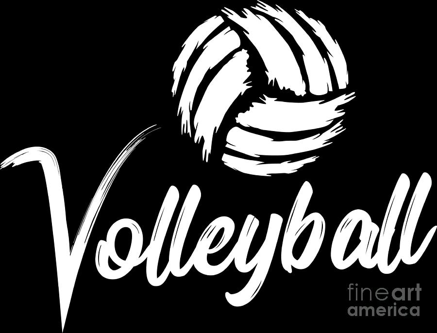 Volleyball Sport Lover Beach Volleyball Player Gift Idea Digital Art by ...