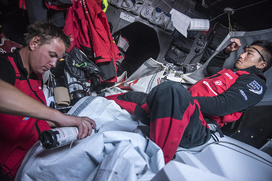 Volvo Ocean Race 2014-2015 - Leg 4 #3 Photograph by S. Greenfield/Dongfeng Race Team