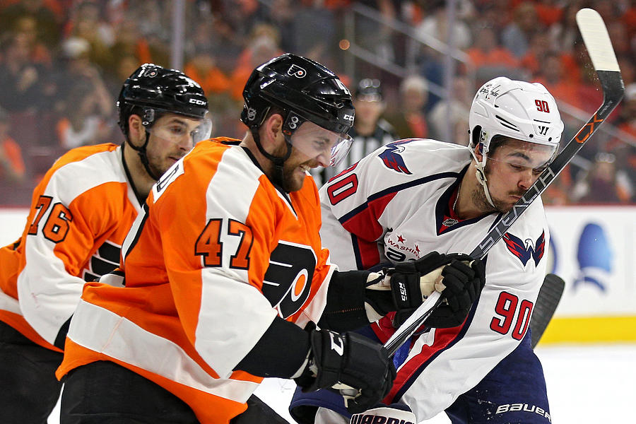 Washington Capitals v Philadelphia Flyers - Game Six #3 Photograph by Patrick Smith