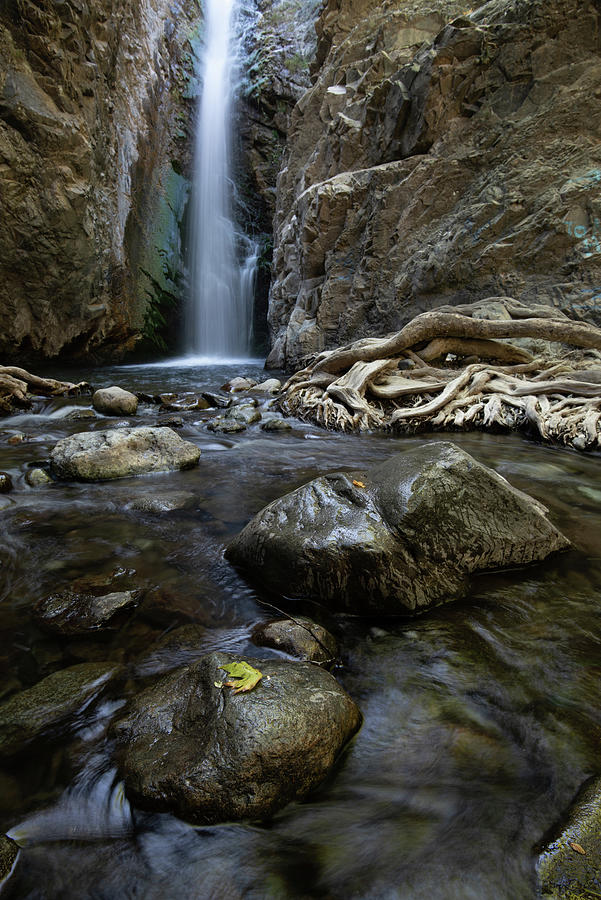 Waterfalls of Millomeri at Platres Troodos mountains Cyprus Photograph by Michalakis Ppalis