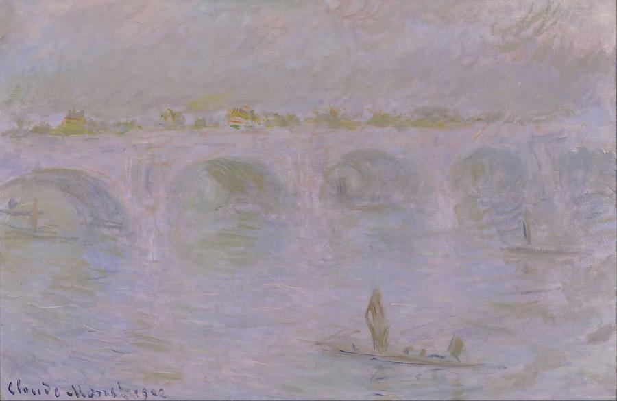 Claude Monet Painting - Waterloo Bridge in London  #3 by Claude Monet