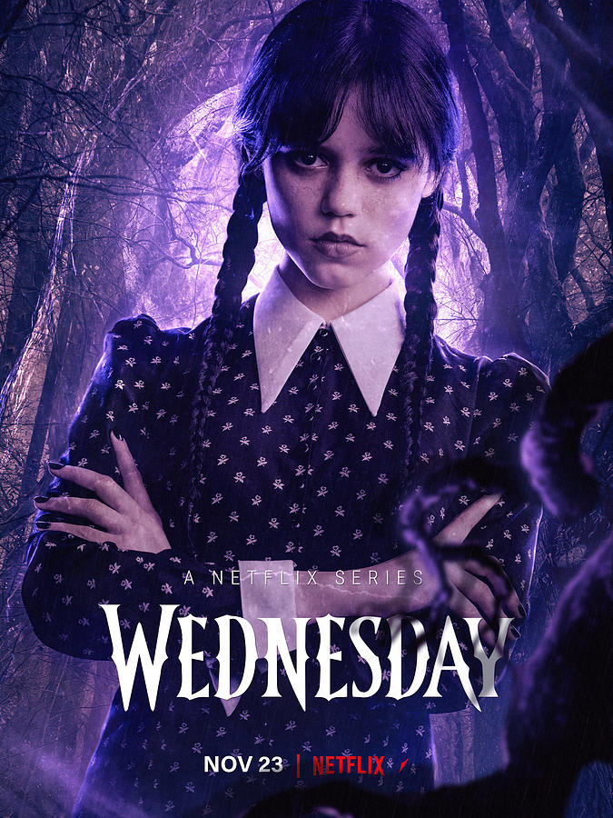 Wednesday Poster Wednesday Addam Nevermore Academy Gift Birthday ...