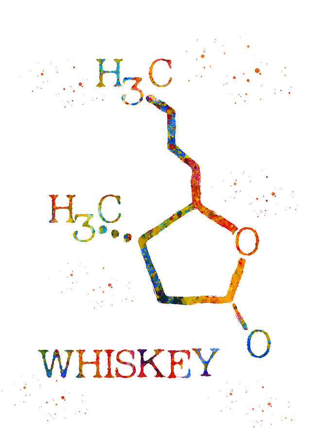 Whiskey Molecule Digital Art By Erzebet S Pixels