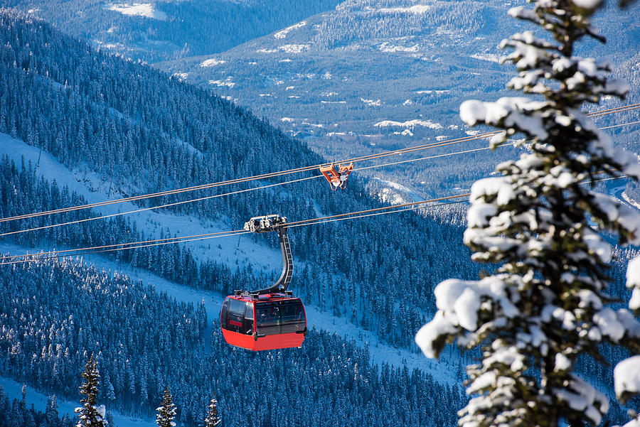 Whistler ski resort in winter #3 Photograph by stockstudioX