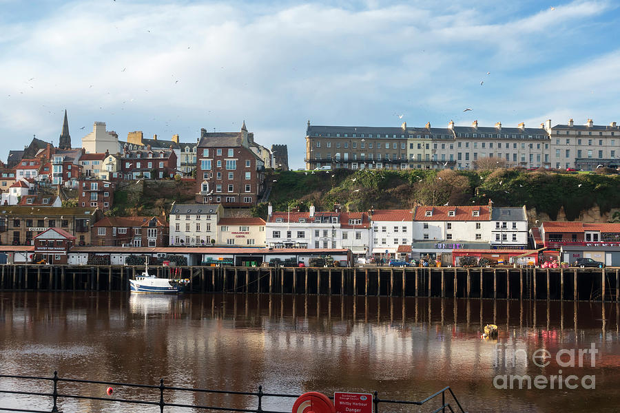 Whitby harbour, North Yorkshire #3 Photograph by Louise Heusinkveld