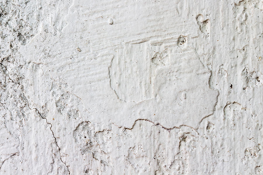 White Concrete Wall Texture #3 Photograph by Freedom_naruk