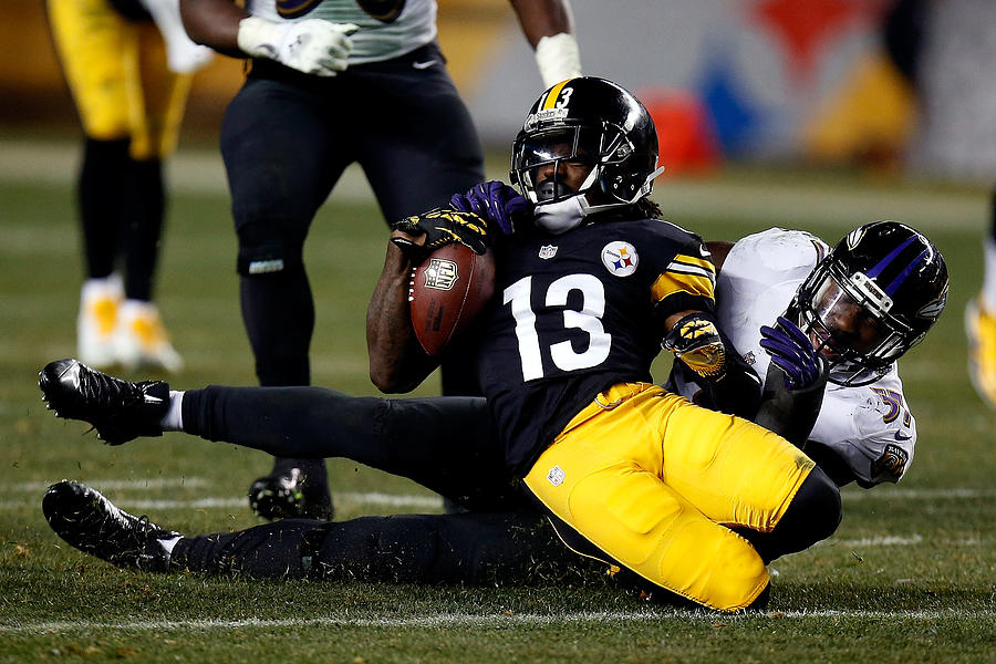 Wild Card Playoffs - Baltimore Ravens v Pittsburgh Steelers #3 Photograph by Gregory Shamus
