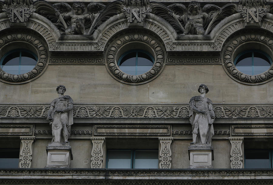 Paris Photograph - Three Windows by Ron Berezuk