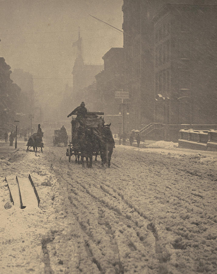 Winter #3 Photograph by Alfred Stieglitz
