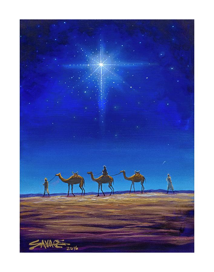 3 Wise Men Painting by Gary Savage - Fine Art America