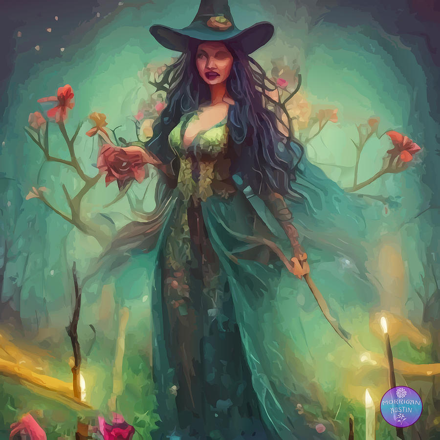 Woods Witch Digital Art by Morrigan Austin - Fine Art America