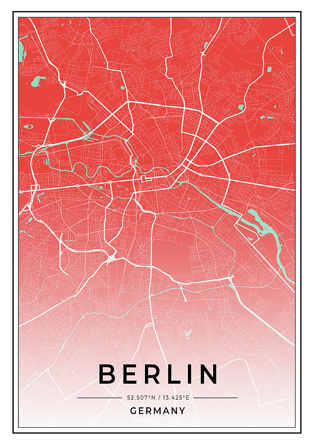 World City Berlin - Streets of Berlin, Metropolis of Berlin, Street Map ...