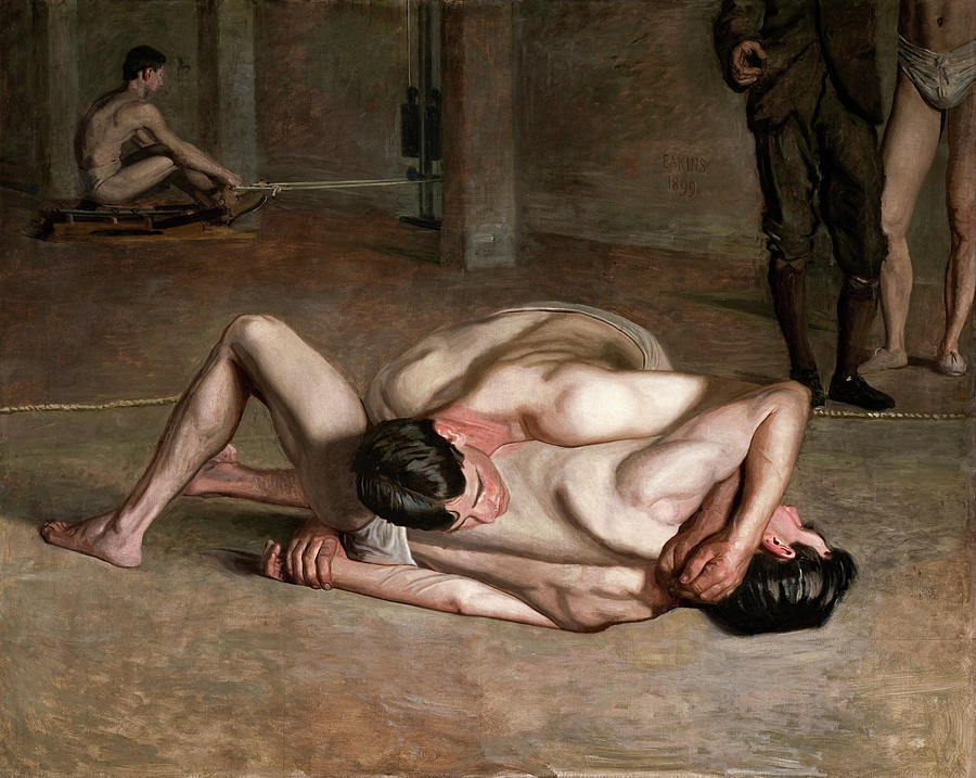 Thomas Eakins Painting - Wrestlers  #3 by Alexander Ivanov