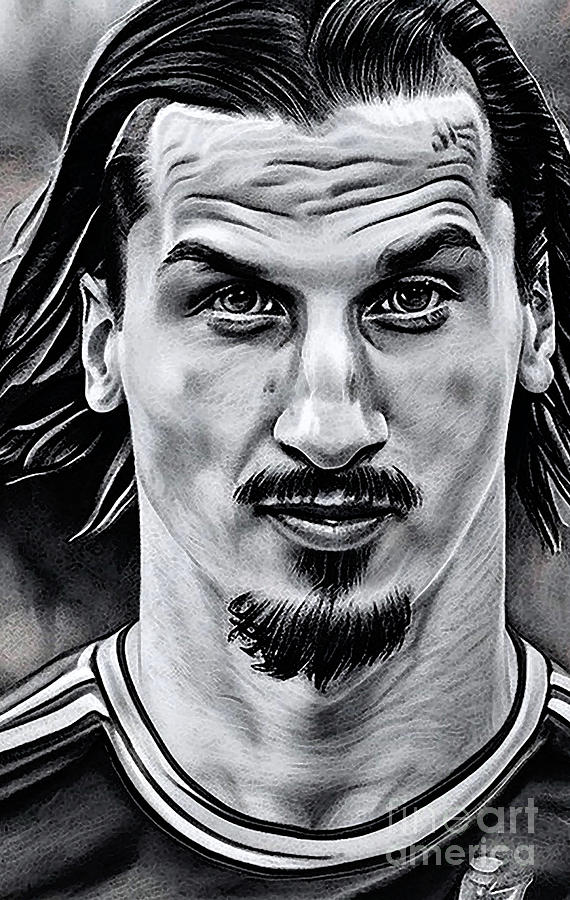 Zlatan Ibrahimovic for Fussballchampions 01 published by SJW  Colorful  drawings Drawings Comic illustration