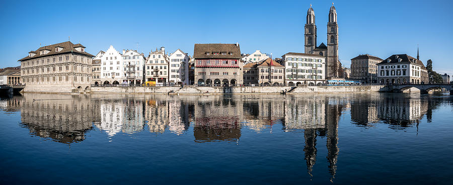 Zurich Cityscape, Switzerland, Europe #3 Photograph by Achim Thomae