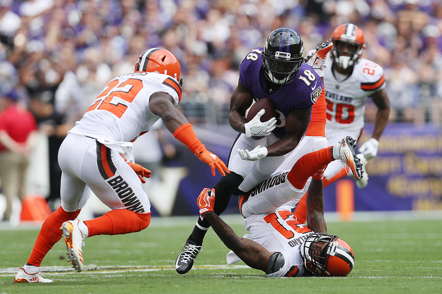 Cleveland Browns v Baltimore Ravens #30 Photograph by Patrick Smith