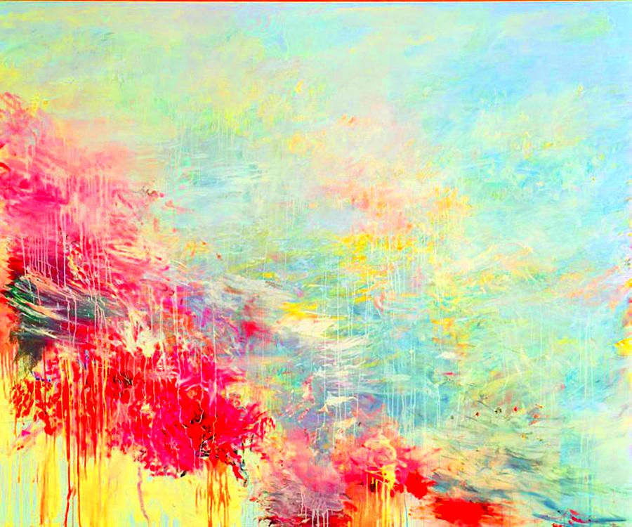 Claude Monet Painting - Cy Twombly Vibrant Colors #30 by PrintPerfect Shop