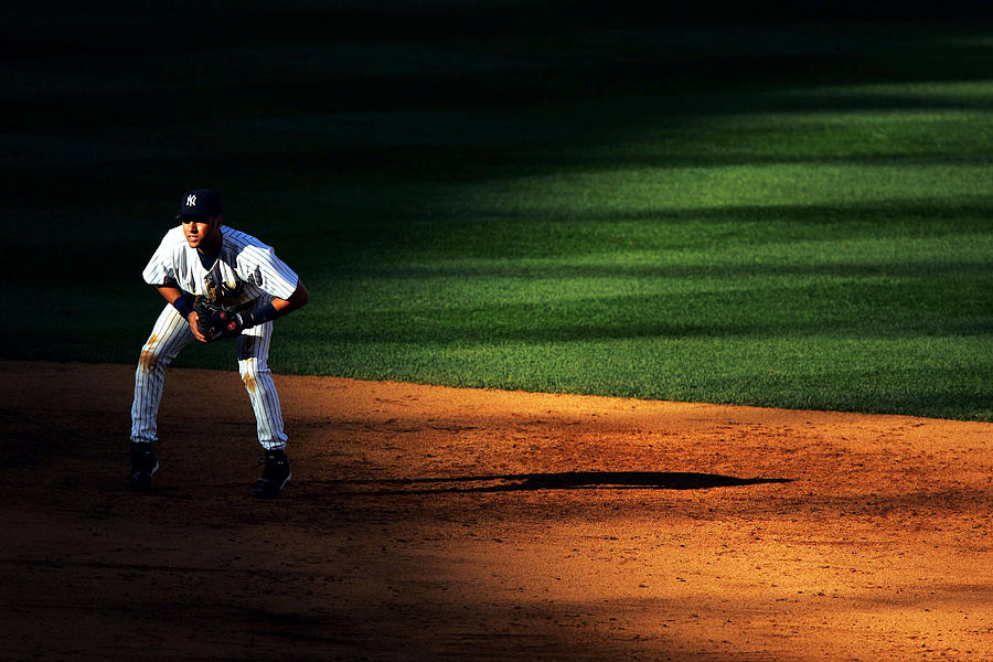 Derek Jeter Photograph by Al Bello Derek Jeter Photograph by Al Bello
