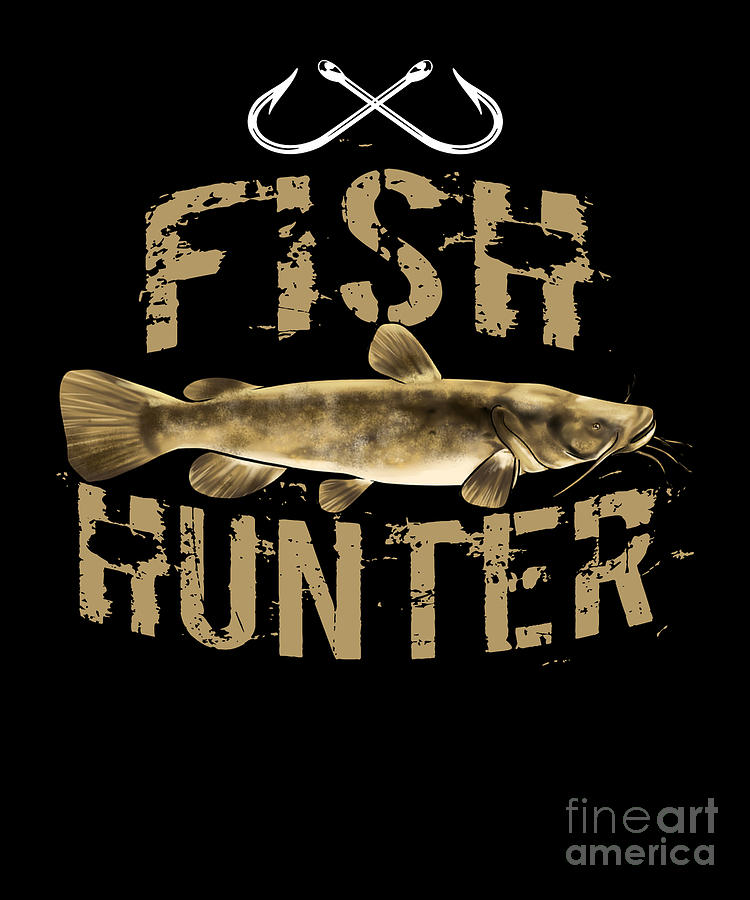 Funny Flathead Catfish Fishing Freshwater Fish Digital Art by Lukas Davis -  Fine Art America