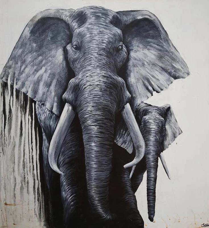 Jumbo Painting by Camajoma Art - Fine Art America