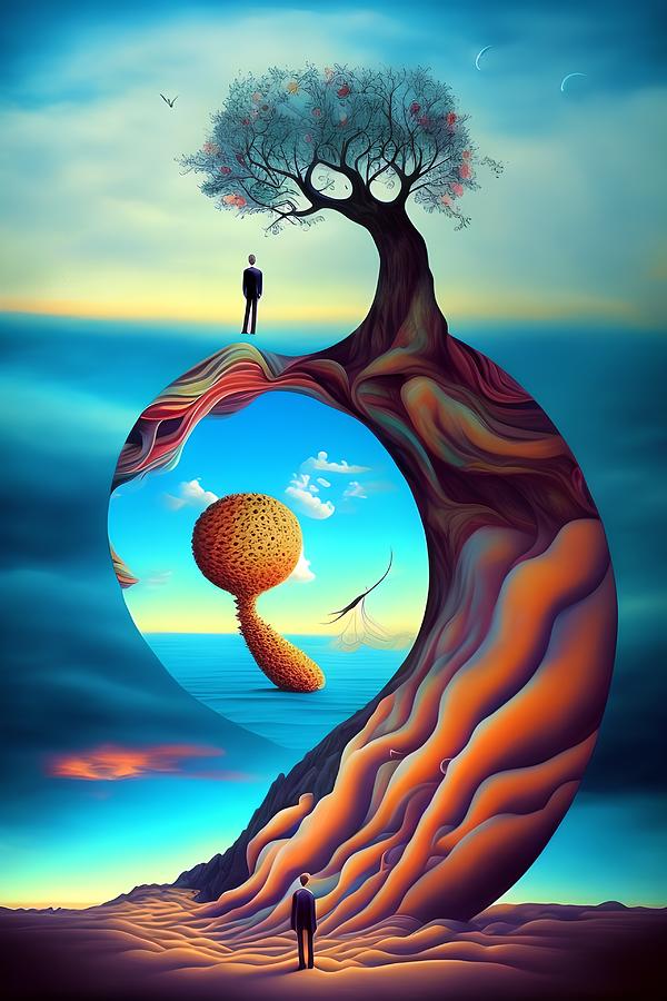 Surreal Art, Generative AI Illustration Digital Art by Miroslav Nemecek ...