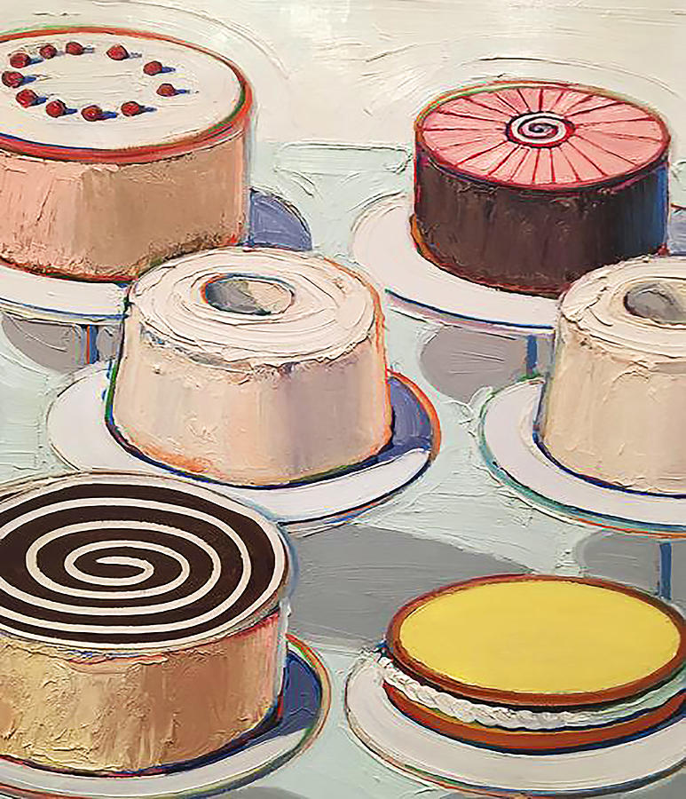 Wayne Thiebaud Painting by Noureddine Laaroussi - Fine Art America