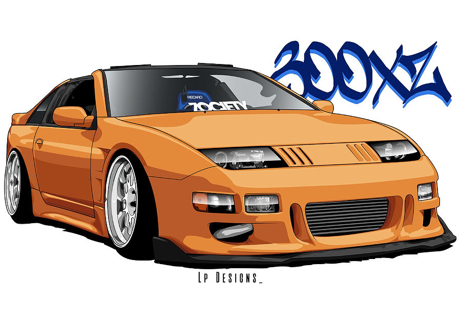 300ZX Poster Copy Copy Painting by Eden Carole | Fine Art America