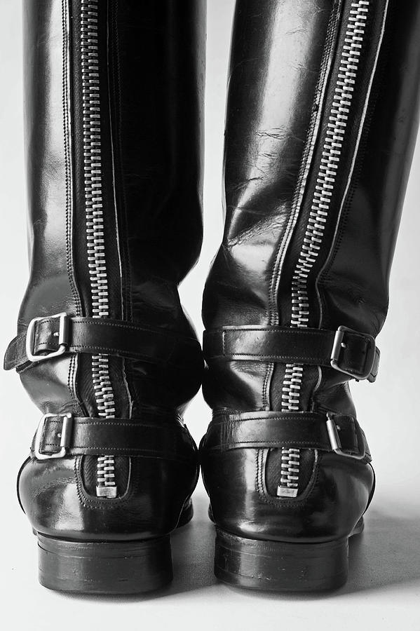 31/10/14  STUDIO.  Motorcycle Boots. Photograph by Lachlan Main