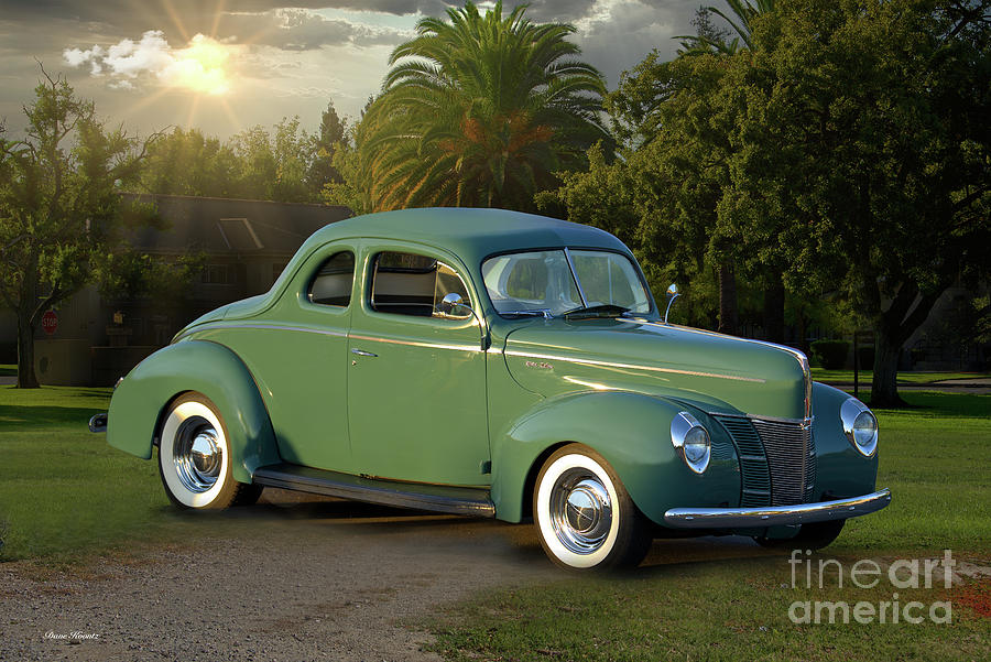 Transportation Photograph - 1940 Ford Deluxe Coupe #31 by Dave Koontz