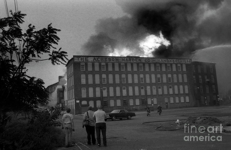 9-02-85 Passaic, NJ Labor Day Fire, Conflagration  #31 Photograph by Steven Spak