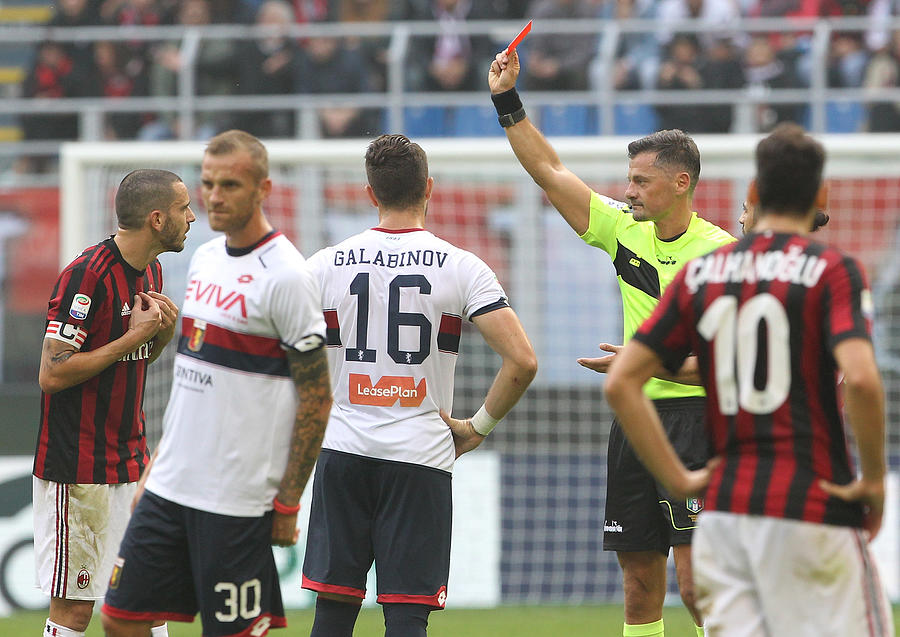 AC Milan v Genoa CFC - Serie A #31 Photograph by Marco Luzzani