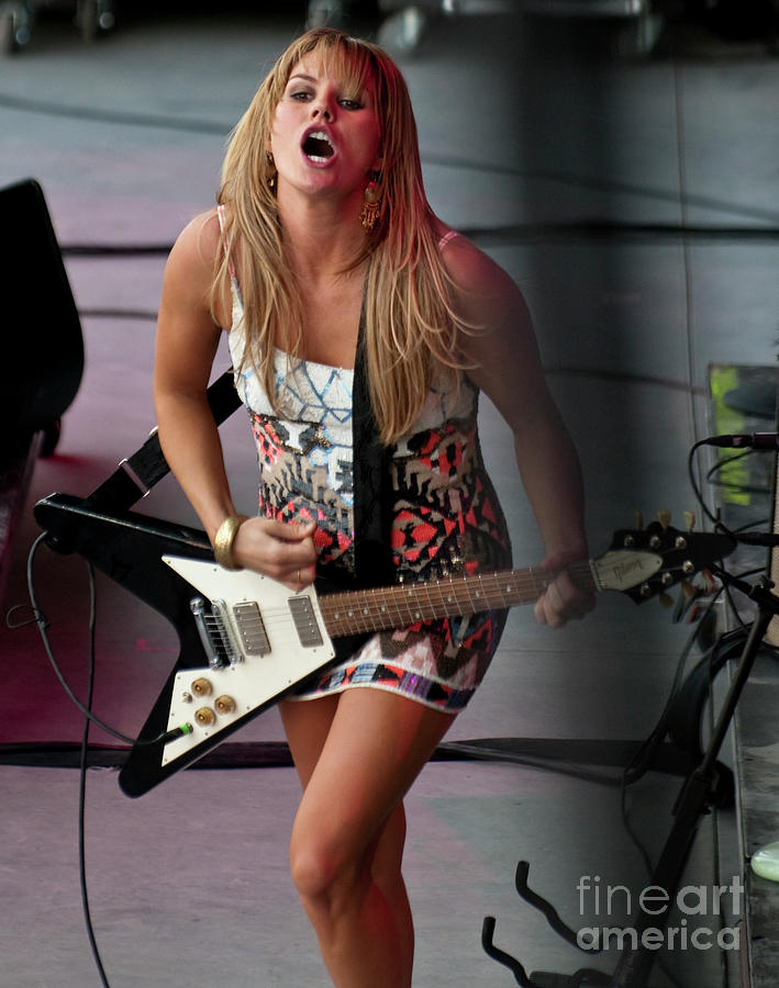 Grace Potter and the Nocturnals at Bonnaroo 2011 #32 Photograph by David Oppenheimer