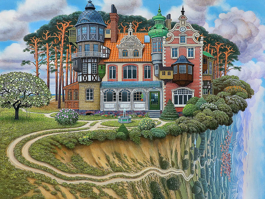 Jacek Yerka Painting by Emma Ava - Fine Art America