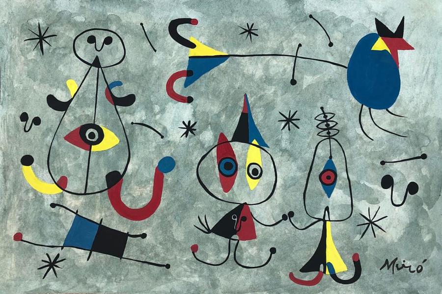 Joan Miro Artist Painting by Artful Home Gallery Art - Fine Art America