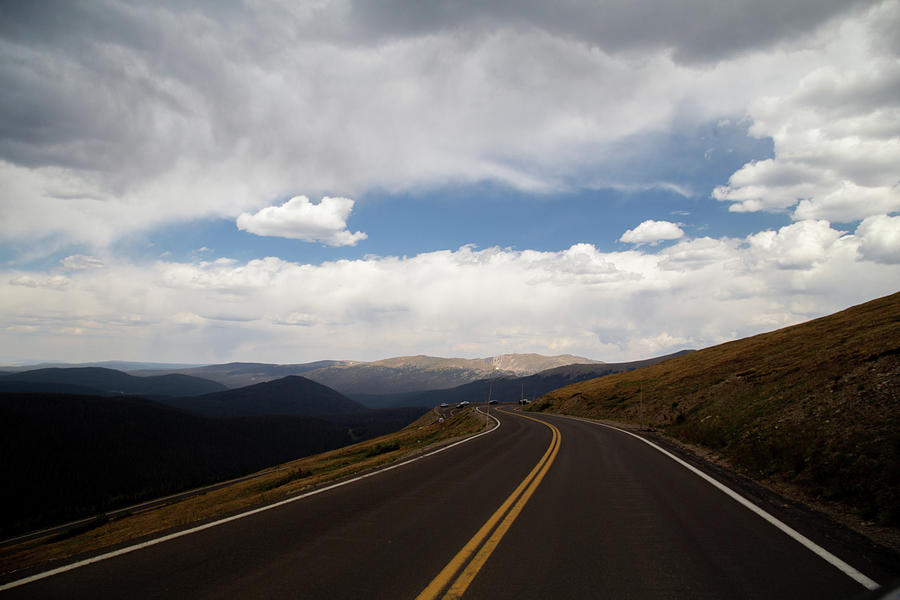 High road view at Rocky Mountain National Park Photograph by Eldon McGraw