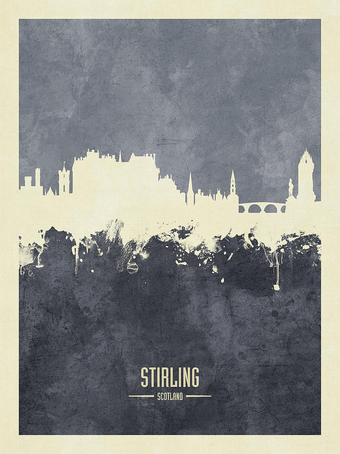 Stirling Scotland Skyline #31 Digital Art by Michael Tompsett