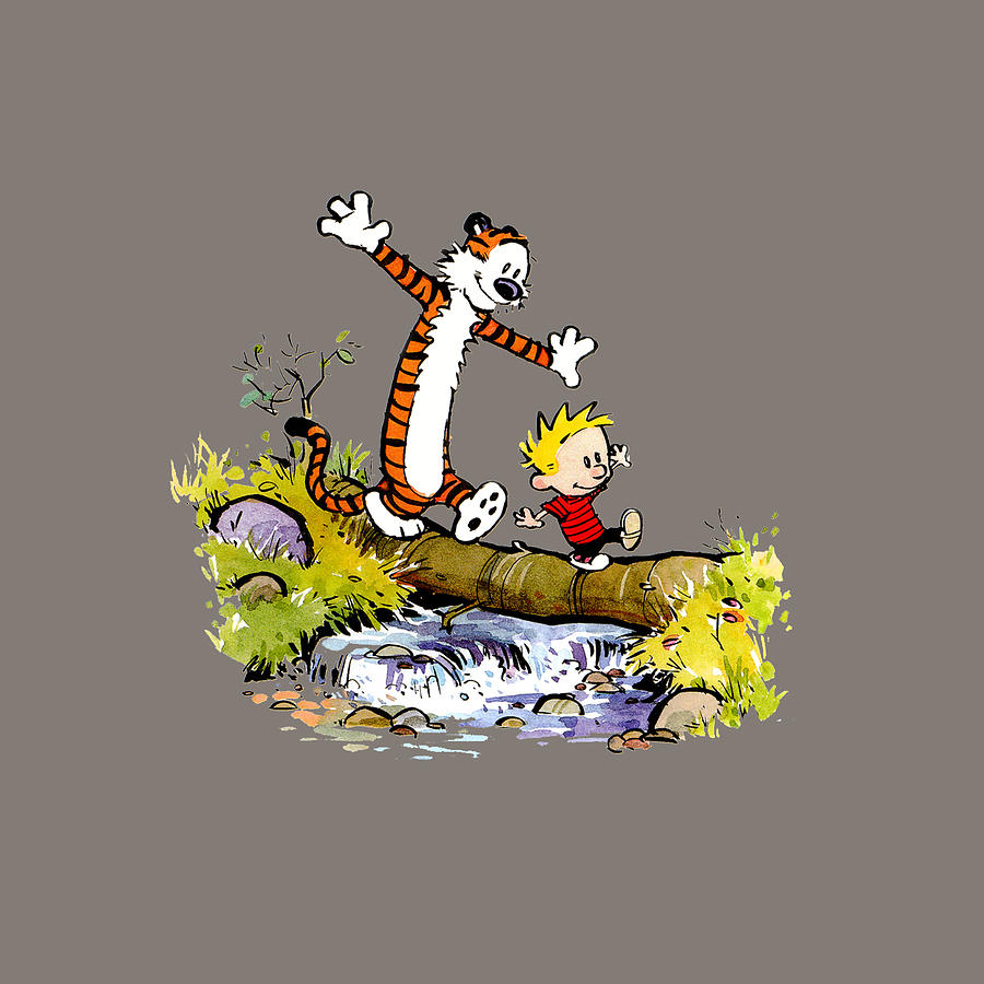 Calvin and Hobbes Digital Art by Jason Seger - Pixels