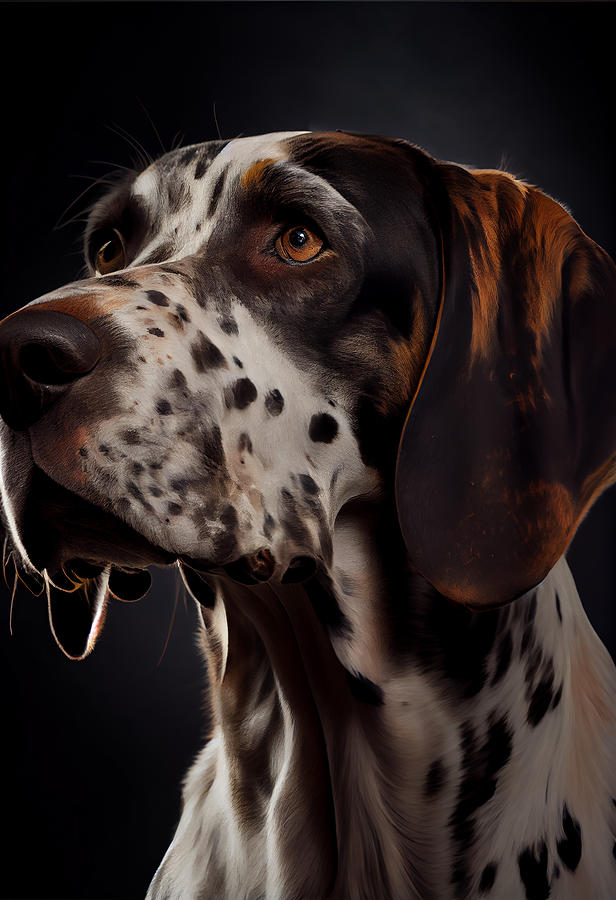 Dog Mixed Media - American Leopard Hound Portrait #32 by Stephen Smith Galleries